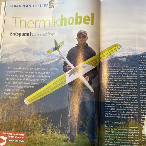 Bauplan für segelflugzeug - für,