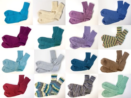 Damen wollsocken stricksocken - wollsocken,