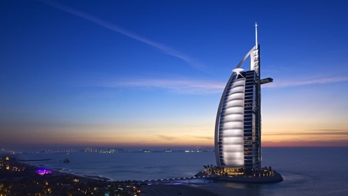 Burj arab dubai - al, vintage