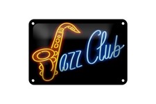 Blechschild Retro 12x18 cm