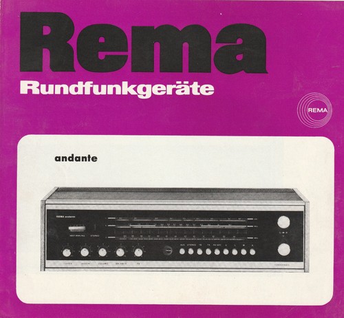 Ddr reklame prospekt - prospekt, rema