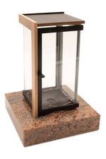 Grablaterne Grablampe Bronze