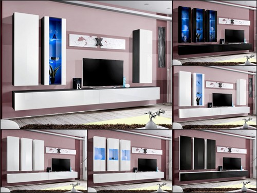 Anbauwand wohnwand wohnzimmer - anbauwand,