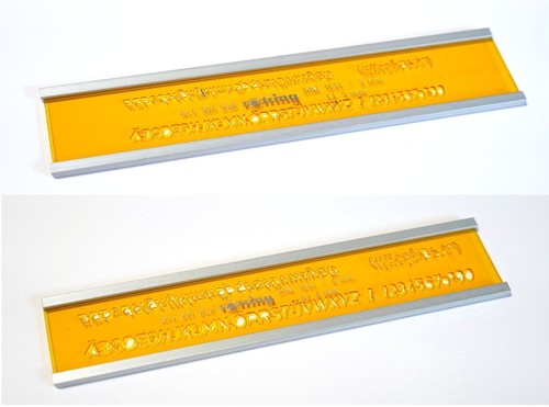Schriftschablone rotring 301 - schriftschablone,