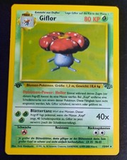 POKEMON 15/62, Dschungel 1. Edition, holo, englisch