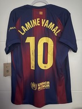COA LAMINE YAMAL Trikot Signiert Barcelona 25/26 Autogramm Jersey Autograph