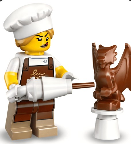 Lego minifigur konditorin mit - minifigur,