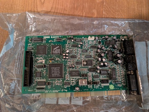 Sound blaster pro ct 1600 - sound,