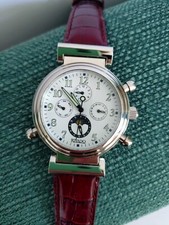 Herren-Armbanduhr RIVADO Automatik-Chronograph Open Heart / 30m wasserdicht