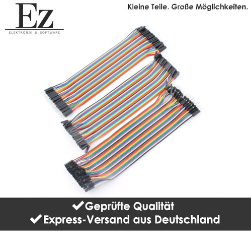 40x dupont kabel 20cm - 20cm, 24awg