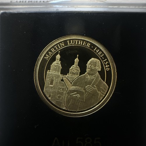 Goldmedaille martin luther - goldmedaille,
