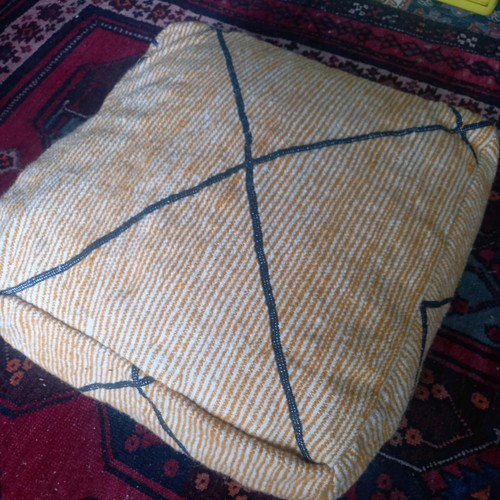 Berber kelim pouf - berber, pouf/sitzkissen