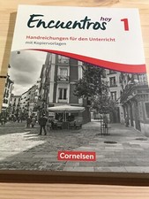Encuentros Hoy  1 Handreichungen Lösungen zum Schulbuch Schülerbuch