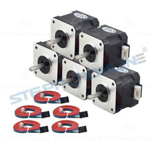 1-5PCS Nema17 Schrittmotor 44Ncm 1.7A 42x38mm Stepper Motor 4 Drähte DIY CNC