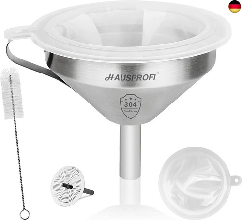 Zoll trichter aus edelstahl - zoll,