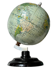 schöner antiker Globus