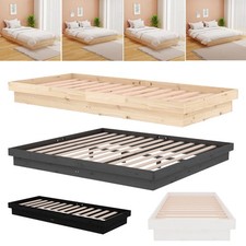 Massivholzbett Farbton natur