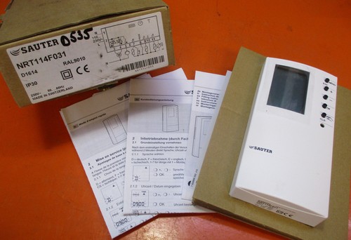 Sauter nrt114f031 regler - sauter,