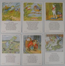 Vintage-Trend! -Putzige Fleißbildchen Ars sacra 60er Jahre Serie "Frösche" /1