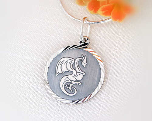 Drachen anhänger silber 925 - drachen,