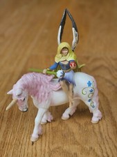 15 x Schleich Figuren: Pferde, Elfen, Pirat, Schlumpf, Kuh, Einhörner, Zauberer