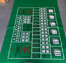 Würfel Spieltuch Filz Sic Bo Würfeltuch Casino Spiel