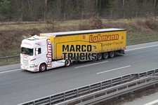 LKW Foto Scania R Planensattelzug Deutschland weiß Lohmann #h5td