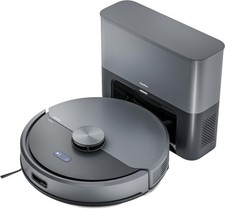 Saugroboter 2in1 mit Absaugstation 5000Pa Laser-Navi Wischfunktion Blau