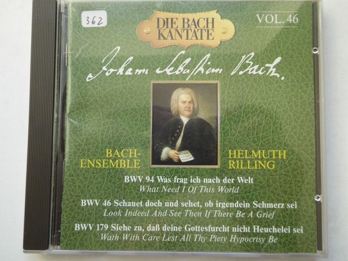 Bach ensemble helmuth rilling - bach,