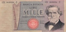 Banknote Italien 1000 Lire