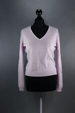 Joe Taft Damen Pulli Pullover 40 rosa V-Ausschnitt Feinstrick 100% Kaschmir B291