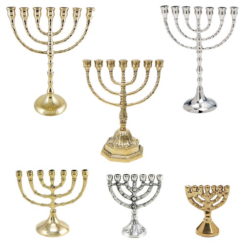 Menorah messing kerzenständer - menorah,