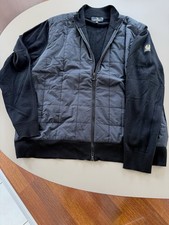 Belstaff Strickjacke Kelbrook im Materialmix XXL Schwarz 