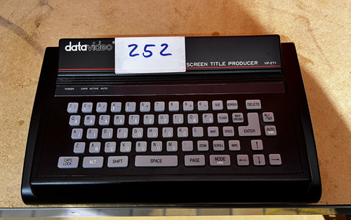 252 datavideo 271 - –, –