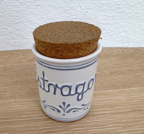 Gewürzdose mit korken keramik - mit,