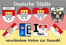 Aufkleber- Flagge-Wappen-KFZ