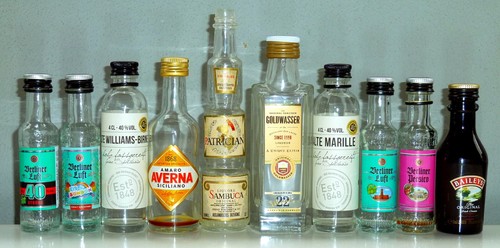 10x leere schnaps likör - 10x,