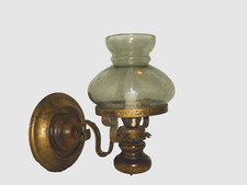 Wandlampe Vintage Wandleuchte Antik Stil Glas Lampenschirm Retro Landhaus