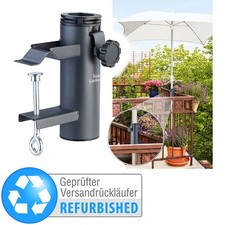 Universal Stahl-Sonnenschirmhalter für Geländer Versandrückläufer