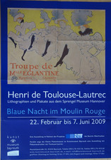 Ausstellungsplakat Henri de Toulouse- Lautrec Sprengel Museum Hannover