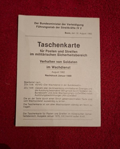 Bundeswehr taschenkarte - bundeswehr,