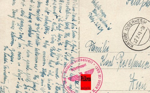 Feldpost arbeitsdienst 1941 - feldpost:,