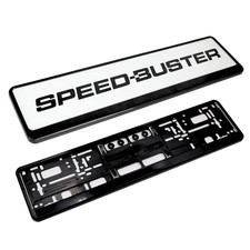 2 Kennzeichenhalter | SCHWARZ