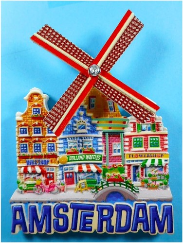 Souvenir magnet amsterdam - magnet,