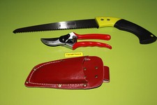 Felco  2  Baumschere + Holster + Gärtnersäge, Gartenschere, Baumschere,Astschere