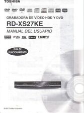 Toshiba RD XS 27 KE XS27KE Espana Manual del usuario Bedienungsanleitung Gebrauc