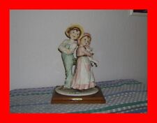 G. Armani Figur Kinder Erste Liebe oder mein Teddy ! Capodimonte Florence
