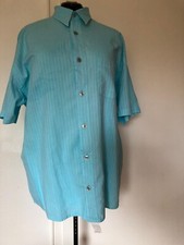 Signum Herrenhemd blau kurzarm, Größe XXL