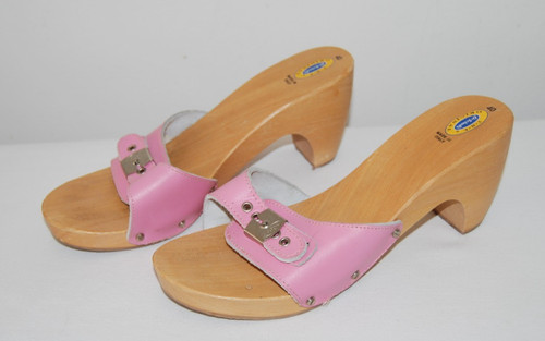 Scholls holzclogs 40 - dr.,