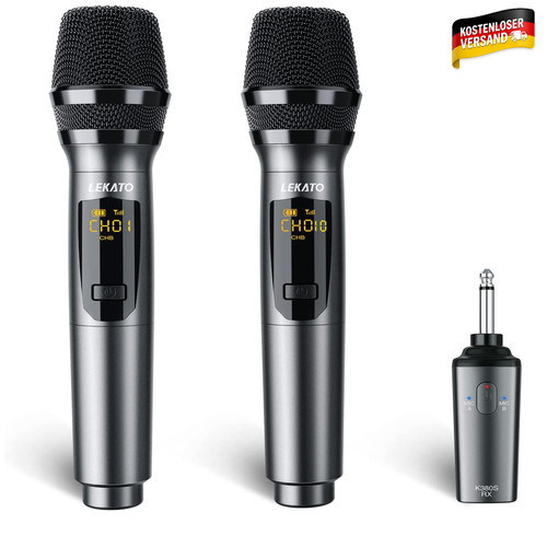 Kabelloses mikrofon dual hand - kabelloses,